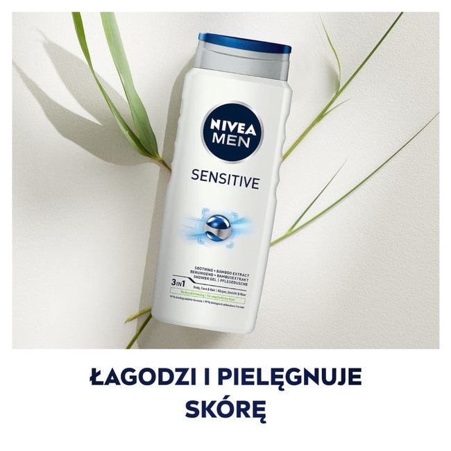 Nivea Men Sensitive żel pod prysznic 500ml