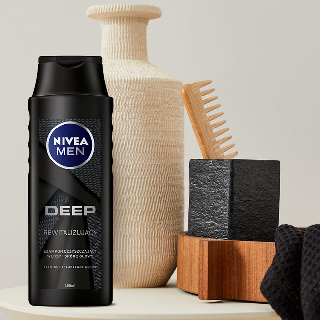 Nivea Men Deep rewitalizujący szampon do włosów 400ml