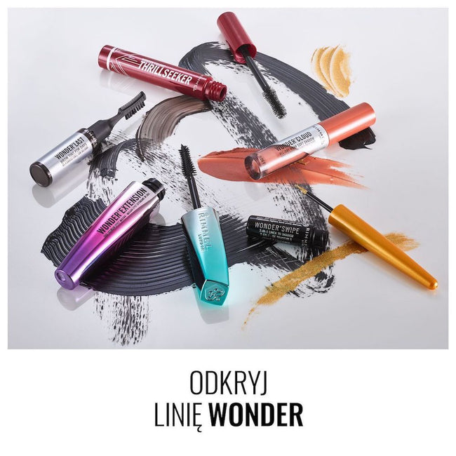 Rimmel Wonder'Volume Thrill Seeker wydłużający i zwiększający objętość tusz do rzęs 001 Black 8ml