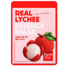 FarmStay Real Lychee Essense Mask nawilżająca maseczka w płachcie z ekstraktem z liczi 23ml