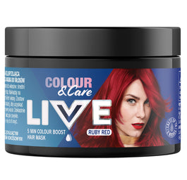 Schwarzkopf Live Colour&Care 5 minutowa koloryzująca i pielęgnująca maska do włosów Ruby Red 150ml