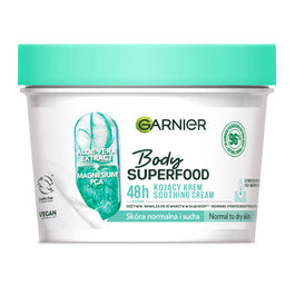 Garnier Body Superfood Aloe kojący krem z ekstraktem z aloesu i solą magnezową 380ml