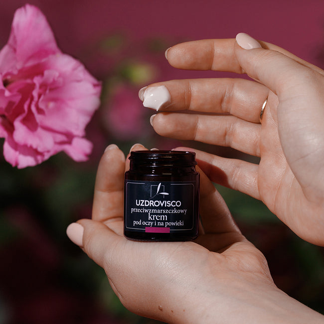 UZDROVISCO Przeciwzmarszczkowy krem pod oczy i na powieki fito-dozujący 25ml