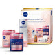 Nivea Cellular Expert Lift zestaw krem anti-age na dzień 50ml + krem anti-age na noc 50ml + profesjonalne serum z retinolem 30ml