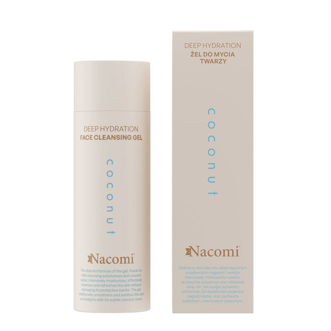 Nacomi Deep Hydration żel do mycia twarzy Coconut 150ml