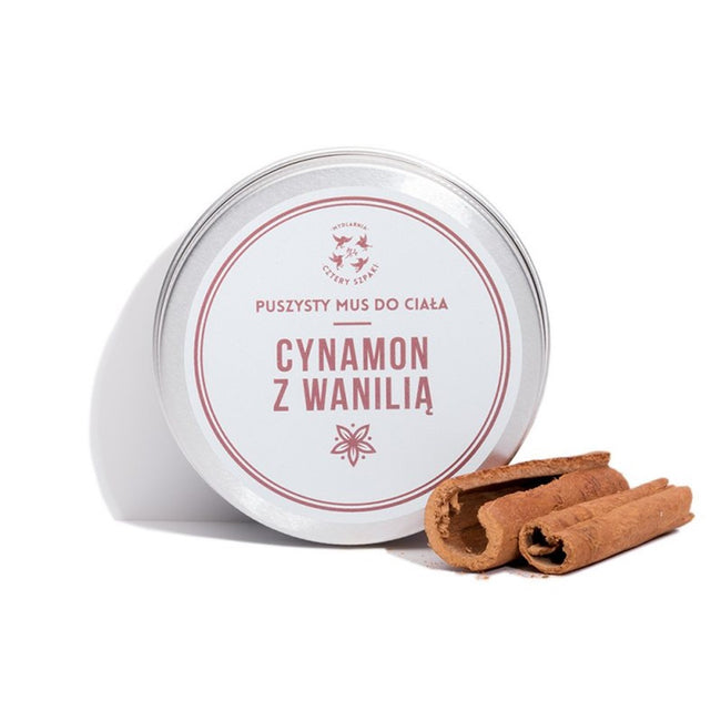 Mydlarnia Cztery Szpaki Korzenne Ciastko zestaw mus do ciała 150ml + mydło w kostce 110g + krem do rąk 50ml