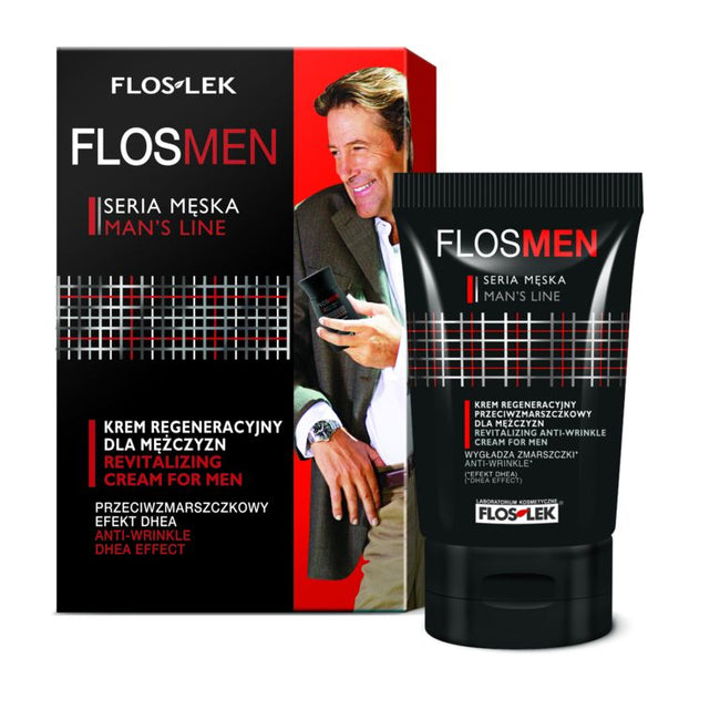 Floslek Flosmen krem regeneracyjny przeciwzmarszczkowy dla mężczyzn 50ml