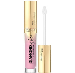 Eveline Cosmetics Diamond Glow Lip Luminizer błyszczyk do ust z kwasem hialuronowym 02 Strawberry Mouse 4.5ml
