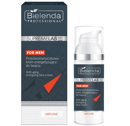 Bielenda Professional SupremeLab Men Line przeciwzmarszczkowy krem energetyzujący do twarzy 50ml