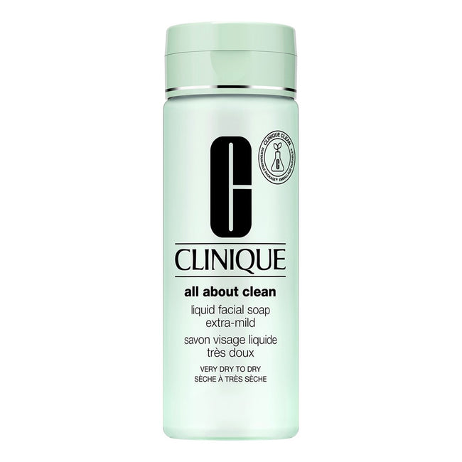 Clinique All About Clean™ Liquid Facial Soap Extra-Mild mydło w płynie do twarzy dla skóry bardzo suchej i suchej 200ml