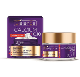 Bielenda Calcium + Q10 skoncentrowany głęboko odżywczy krem przeciwzmarszczkowy na dzień 70+ 50ml