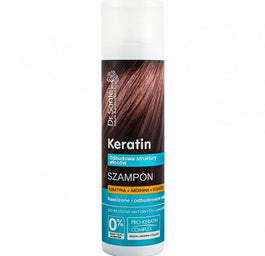 Dr. Sante Keratin Shampoo szampon odbudowujący struktury włosów matowych i łamliwych 250ml