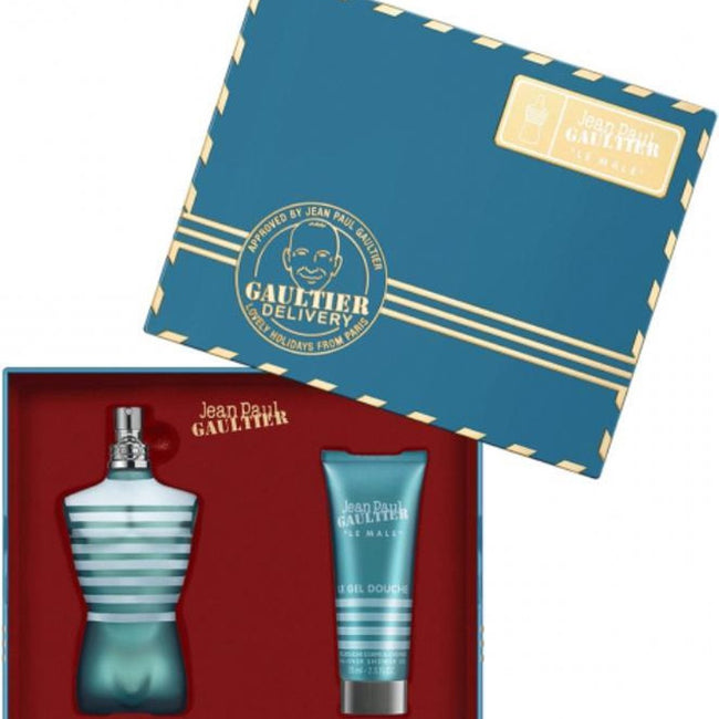 Jean Paul Gaultier Le Male zestaw woda toaletowa spray 75ml + żel pod prysznic 75ml