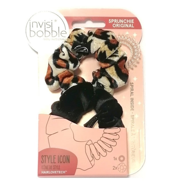 Invisibobble Sprunchie zestaw gumek do włosów True Black/Purrfection/Crystal Clear 3szt.