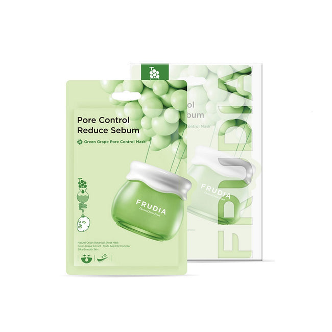 Frudia Green Grape Pore Control Mask oczyszczająco-odświeżająca maseczka w płachcie 20ml