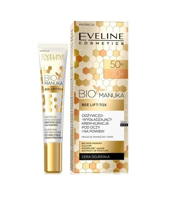 Eveline Cosmetics Bio Manuka 50+/70+ odżywczo-wygładzający krem-kuracja pod oczy i na powieki 20ml