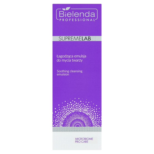 Bielenda Professional SupremeLab Microbiome Pro Care łagodząca emulsja do mycia twarzy 175g