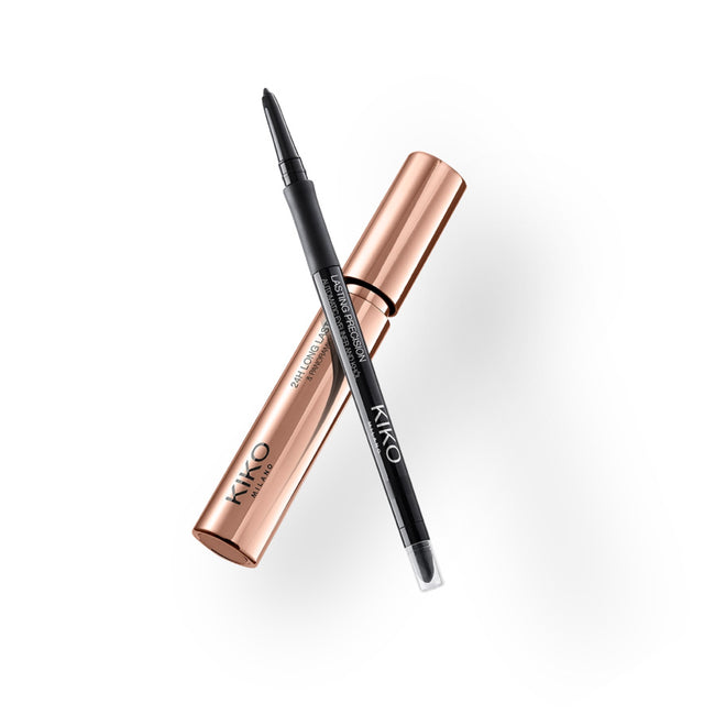 KIKO Milano Holiday Première Black Duo Eyes Gift Set zestaw tusz do rzęs 12ml + automatyczna kredka do oczu 16 0.35g