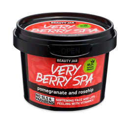 BEAUTY JAR Very Berry Spa delikatny peeling do twarzy i ust z witaminą C 120g