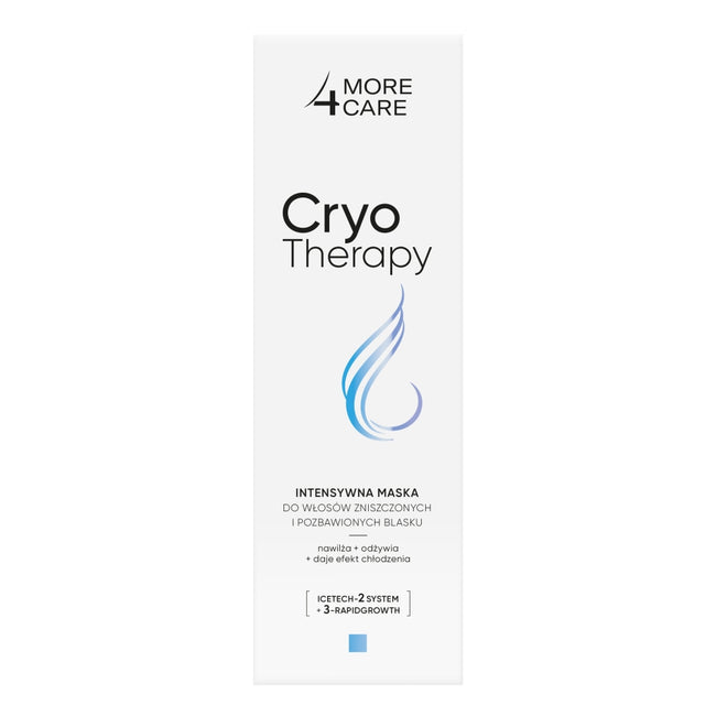 More4Care Cryotherapy intensywna maska do włosów zniszczonych i pozbawionych blasku 200ml