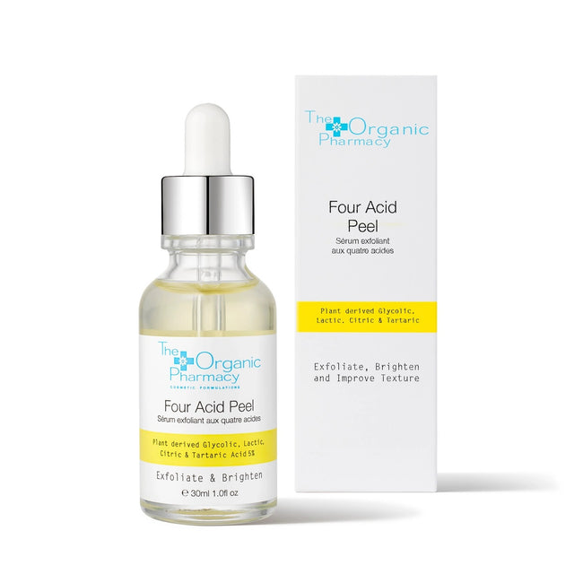 The Organic Pharmacy Four Acid Peel rozjaśniająco-transformujący peeling twarzy 30ml