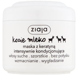 Ziaja Kozie Mleko maska z keratyną intensywnie kondycjonująca włosy szorstkie bez połysku 200ml