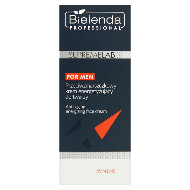 Bielenda Professional SupremeLab Men Line przeciwzmarszczkowy krem energetyzujący do twarzy 50ml