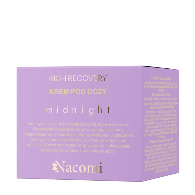 Nacomi Rich Recovery krem pod oczy Midnight 15ml