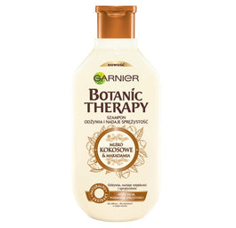 Garnier Botanic Therapy szampon do włosów suchych i pozbawionych sprężystości Mleko Kokosowe & Makadamia 400ml