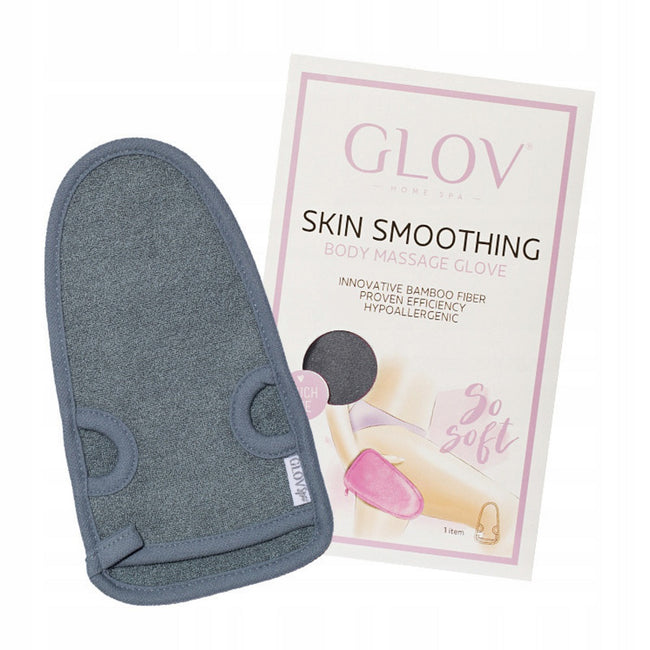 Glov Skin Smoothing Body Massage Glove rękawiczka do masażu ciała Smooth Grey