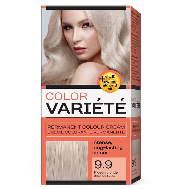 Chantal Variete Color Permanent Colour Cream farba trwale koloryzująca 9.9 Blond Gołębi 110g