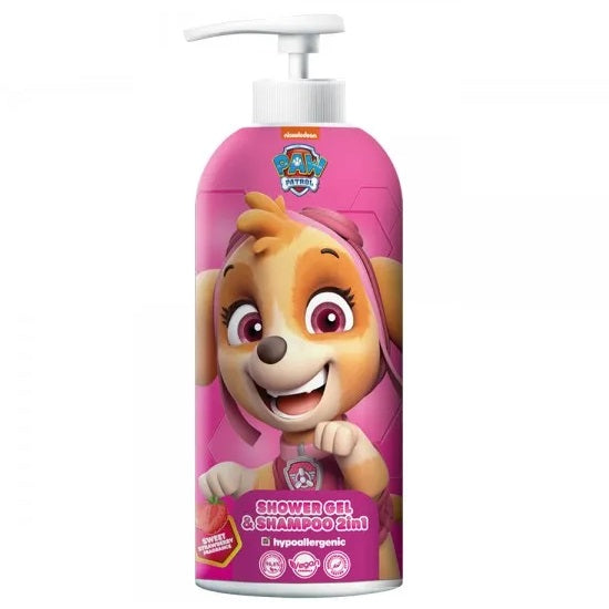 Paw Patrol Skye żel pod prysznic i szampon 2w1 Truskawka 1000ml