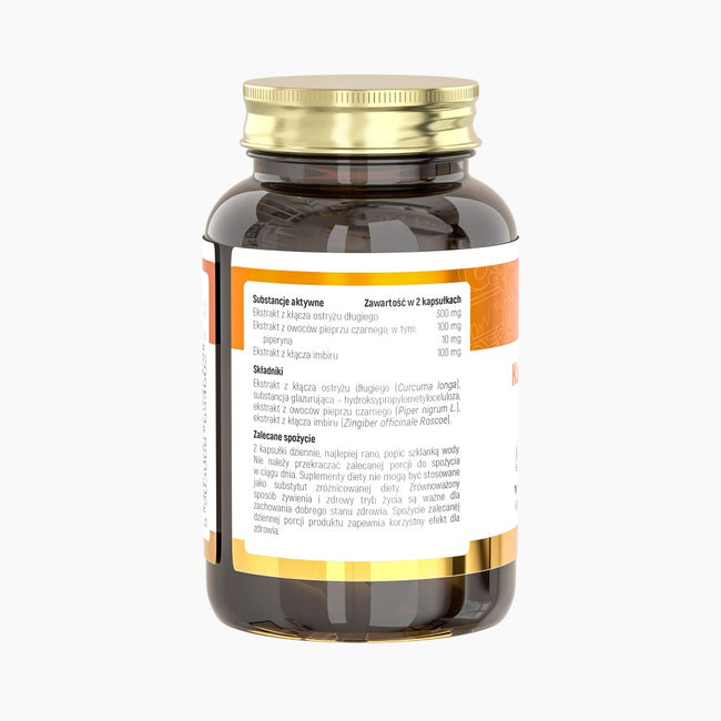 Noble Health Kurkuma i Piperyna + Imbir suplement diety 60 kapsułek