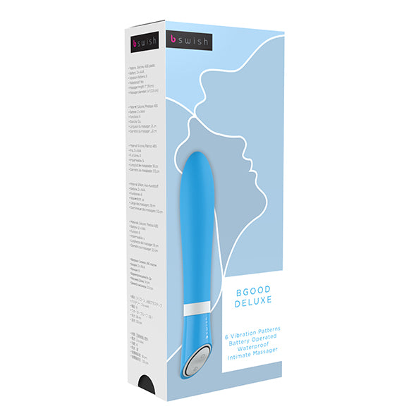 B Swish Bgood Deluxe Vibrator klasyczny wibrator Blue