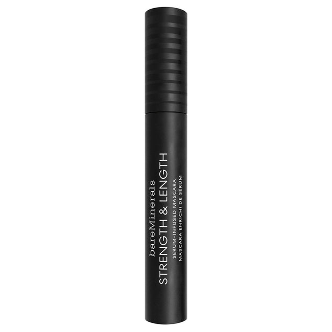 bareMinerals Strength & Length Serum-Infused Mascara wzmacniająco-wydłużający tusz do rzęs Extreme Black 8ml