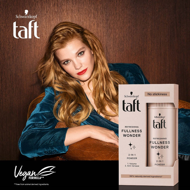 Taft Fullness Wonder 2w1 puder do włosów nadający objętość i odświeżenie 10g