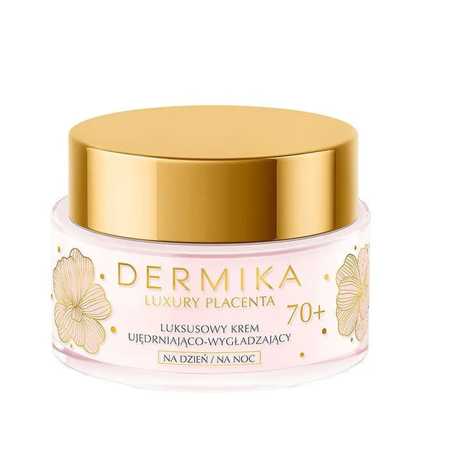 Dermika Luxury Placenta 70+ luksusowy krem ujędrniająco-wygładzający na dzień i noc 50ml