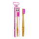 Nordics Kids Bamboo Toothbrush bambusowa szczoteczka do zębów dla dzieci Pink