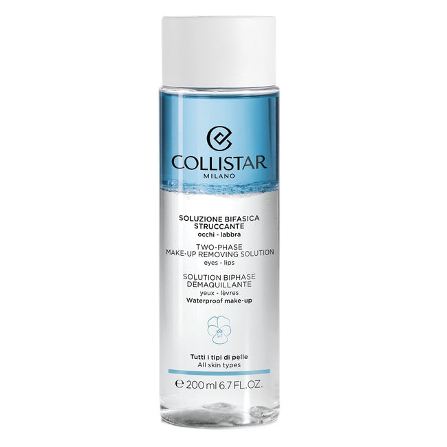 Collistar Two-Phase Make-Up Removing Solution dwufazowy płyn do demakijażu oczu i ust 200ml