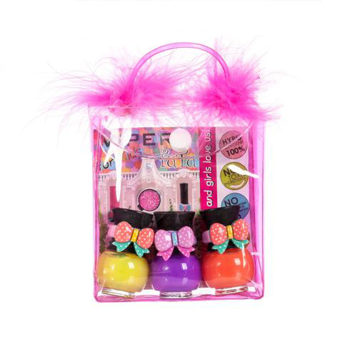 Tutu Peel-Off zestaw lakierów do paznokci w kosmetyczce 12 3x5ml