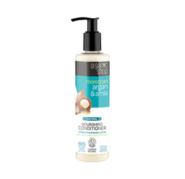 Organic Shop Natural Nourishing Conditioner naturalna odżywka do włosów Argan & Amla 280ml