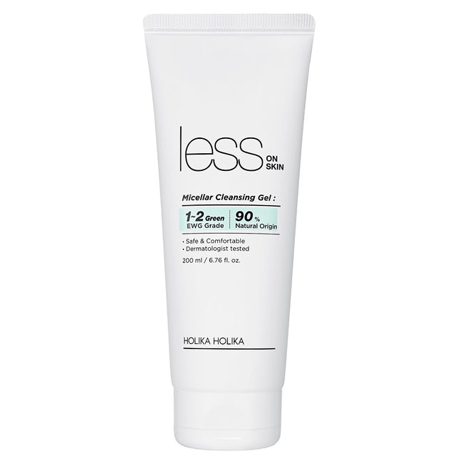 HOLIKA HOLIKA Less On Skin Micellar Cleansing Gel micelarny żel do mycia twarzy 200ml