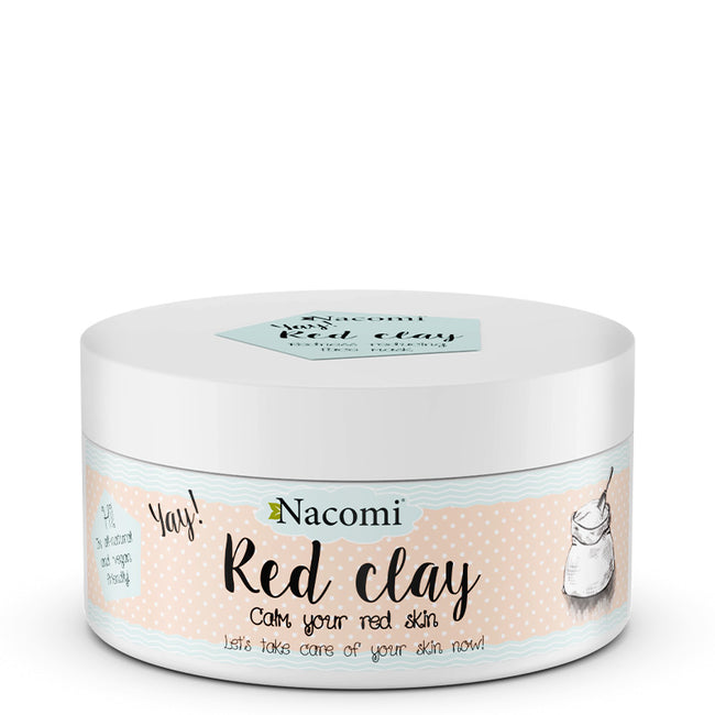 Nacomi Red Clay czerwona glinka rozjaśniająca 100g
