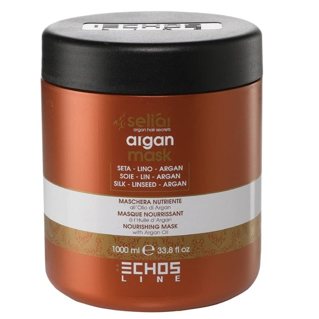 ECHOSLINE Seliar Argan Mask odżywcza maska do włosów z olejkiem arganowym 1000ml