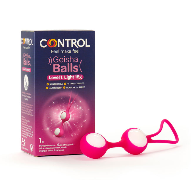 Control Geisha Balls Level 1 kulki dopochwowe do tonizowania dna miednicy Light 18g