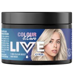 Schwarzkopf Live Colour&Care 5 minutowa koloryzująca i pielęgnująca maska do włosów Icy Pearl 150ml