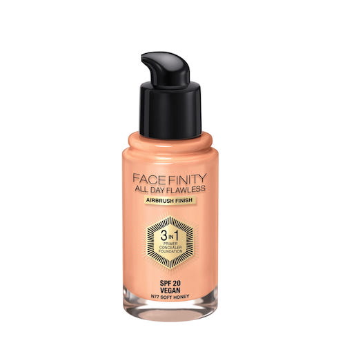 Max Factor Facefinity All Day Flawless 3w1 kryjący podkład w płynie N77 Soft Honey 30ml