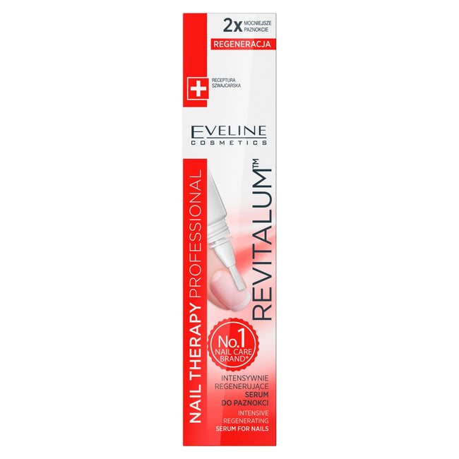 Eveline Cosmetics Nail Therapy Professional Revitalum intensywnie regenerujące serum do paznokci 8ml