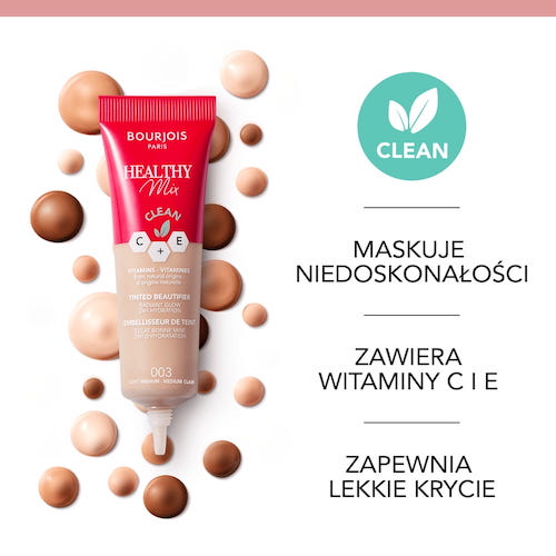 Bourjois Healthy Mix Tinted Beautifier nawilżający krem tonujący 002 Light 30ml