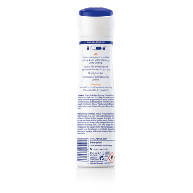 Nivea Black&White Invisible Ultimate Impact antyperspirant spray 150ml